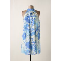 GAUDI - Robe courte bleu en coton - Femme - Taille 38 - Modz