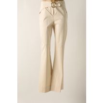 PINKO - Pantalon flare beige en coton - Femme - Taille 40 - Modz