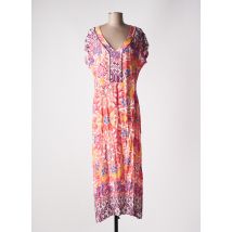 MSN - Robe longue orange en viscose - Femme - Taille 38 - Modz