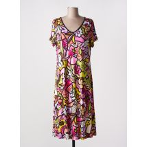 MASSANA - Robe mi-longue noir en viscose - Femme - Taille 40 - Modz