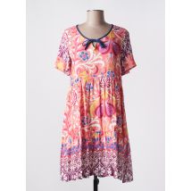 MASSANA - Robe courte orange en viscose - Femme - Taille 40 - Modz
