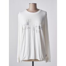 CECIL - T-shirt beige en viscose - Femme - Taille 38 - Modz