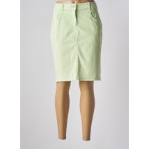 CECIL - Jupe mi-longue vert en coton - Femme - Taille W30 - Modz