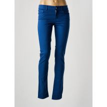 FLAIR - Pantalon slim bleu en coton - Femme - Taille 36 - Modz