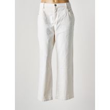 OPUS - Pantalon droit blanc en coton - Femme - Taille TU - Modz