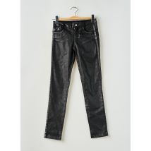 FUN & FUN - Pantalon slim noir en coton - Femme - Taille 36 - Modz