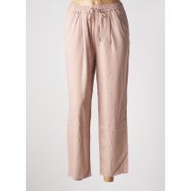 MANGO - Pantalon 7/8 rose en viscose - Femme - Taille 36 - Modz