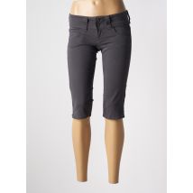 PEPE JEANS - Corsaire gris en coton - Femme - Taille W26 - Modz