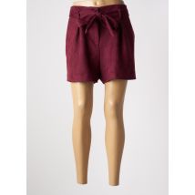NAF NAF - Short rouge en polyester - Femme - Taille 42 - Modz