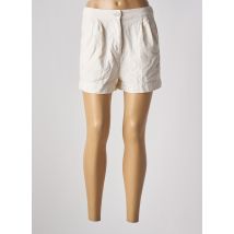 MANGO - Short beige en coton - Femme - Taille 36 - Modz