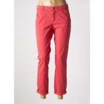 MORE & MORE - Pantalon 7/8 rouge en coton - Femme - Taille 36 - Modz