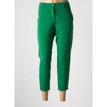 IMPERIAL - Pantalon chino vert en polyester - Femme - Taille 38 - Modz