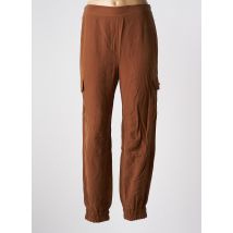 BELLITA - Pantalon cargo marron en viscose - Femme - Taille 38 - Modz