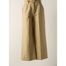 LE FABULEUX MARCEL DE BRUXELLES - Pantalon flare beige en coton - Femme - Taille 42 - Modz