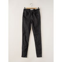 MANGO - Pantalon slim noir en coton - Femme - Taille 32 - Modz