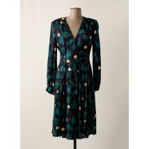 IDANO - Robe mi-longue noir en viscose - Femme - Taille 38 - Modz