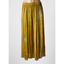 BELLA JONES - Jupe longue vert en viscose - Femme - Taille 36 - Modz