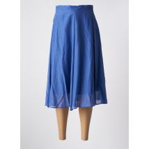EMME M - Jupe mi-longue bleu en coton - Femme - Taille 36 - Modz