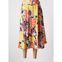 EMME M - Jupe longue orange en coton - Femme - Taille 42 - Modz