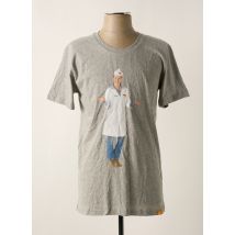 REALLY DOESN'T MATTER - T-shirt gris en coton - Homme - Taille M - Modz