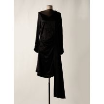 AYSEGÜL ÖL - Robe mi-longue noir en polyester - Femme - Taille 42 - Modz