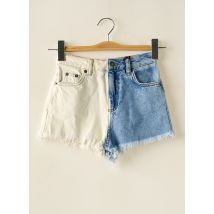 SUBDUED - Short bleu en coton - Femme - Taille W22 - Modz