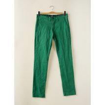 BRUCE & BUTLER - Pantalon chino vert en coton - Homme - Taille TU - Modz
