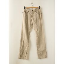 MAC - Pantalon droit beige en coton - Homme - Taille TU - Modz