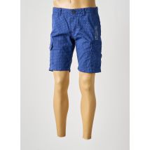 BRUCE & BUTLER - Bermuda bleu en coton - Homme - Taille 42 - Modz