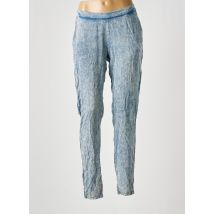 ANNA SCOTT - Pantalon chino bleu en viscose - Femme - Taille 38 - Modz