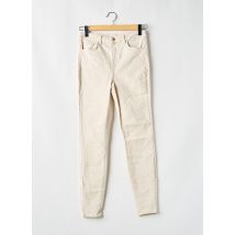 AWARE - Pantalon slim beige en coton - Femme - Taille 38 - Modz
