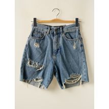 SUBDUED - Short bleu en coton - Femme - Taille 40 - Modz