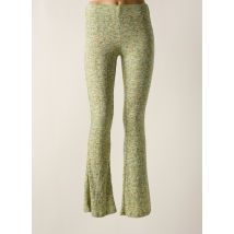 NEON & NYLON - Pantalon droit vert en polyester - Femme - Taille 36 - Modz
