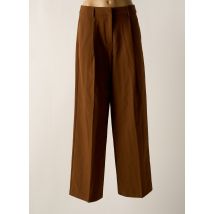 VILA ROUGE - Pantalon flare marron en polyester - Femme - Taille 38 - Modz