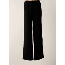 LITTLE FORTUNE - Pantalon droit noir en polyester - Femme - Taille 44 - Modz