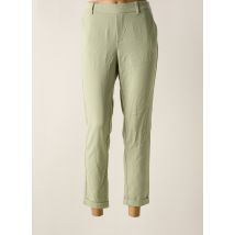 VERO MODA - Pantalon 7/8 vert en polyester - Femme - Taille 36 - Modz