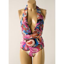 ASTRID BLACK LABEL - Maillot de bain 1 pièce beige en polyamide - Femme - Taille 38 - Modz