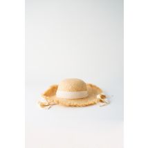 ZY - Chapeau beige en autre matiere - Femme - Taille TU - Modz