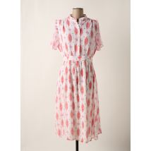 LES TROPEZIENNES PAR M.BELARBI - Robe mi-longue rouge en polyester - Femme - Taille 38 - Modz