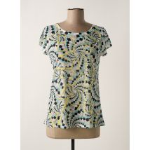 YES.ZEE - T-shirt bleu en polyester - Femme - Taille 40 - Modz