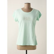 YES.ZEE - T-shirt vert en coton - Femme - Taille 44 - Modz