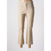 BROADWAY - Pantalon 7/8 beige en viscose - Femme - Taille 42 - Modz