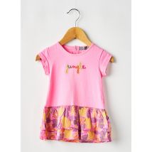 LOSAN - Robe mi-longue rose en viscose - Fille - Taille TU - Modz