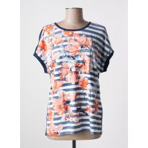 THOMAS RABE - T-shirt bleu en viscose - Femme - Taille 40 - Modz