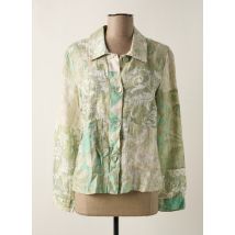 DOLCEZZA - Veste casual vert en lin - Femme - Taille 36 - Modz