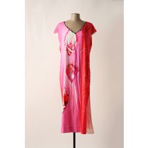 ELISA CAVALETTI - Robe longue rouge en viscose - Femme - Taille 44 - Modz