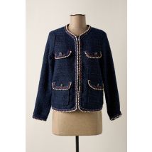 LEO & UGO - Veste chic bleu en polyester - Femme - Taille 36 - Modz