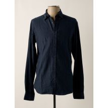 SOLID - Chemise manches longues bleu en coton - Homme - Taille S - Modz