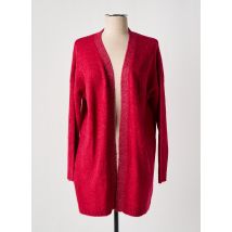 DIPLODOCUS - Gilet manches longues rouge en polyamide - Femme - Taille 36 - Modz