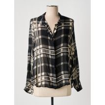 PLEASE - Chemisier noir en viscose - Femme - Taille 38 - Modz